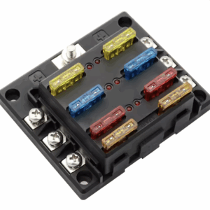 Boite à fusible avec indicateur led (6 places)