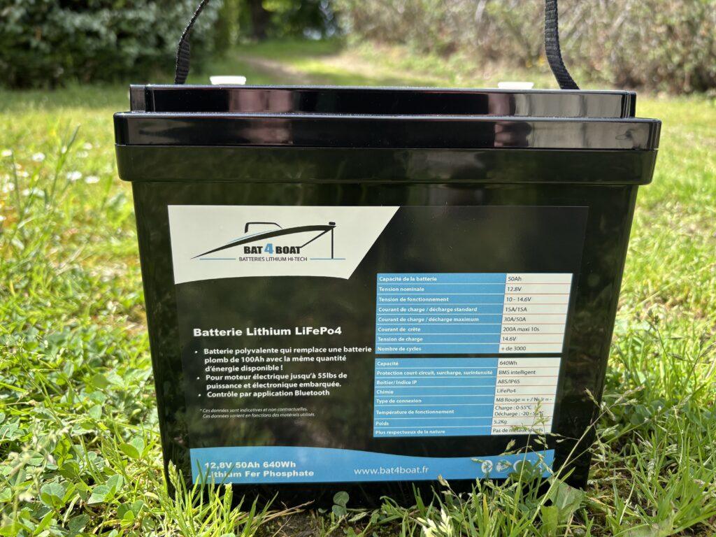 Batterie Bat4Boat LiFePo4 12V 50Ah BlueTooth